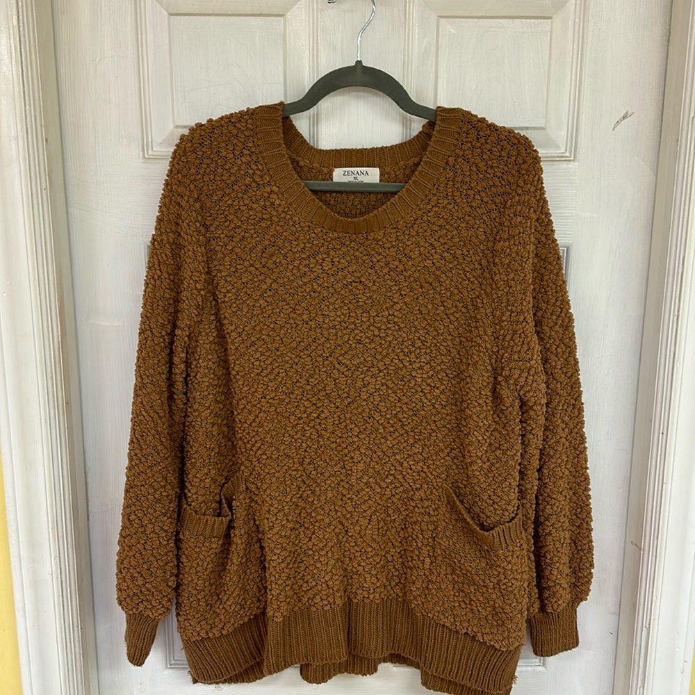 Women sweater Carmel Color